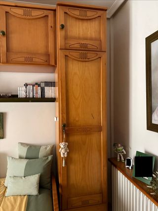 Dormitorio completo madera