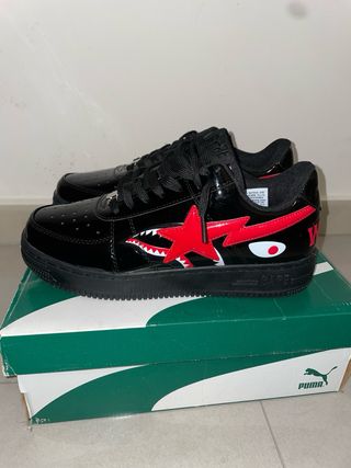 BAPE Bapesta Black Shark Tg 43