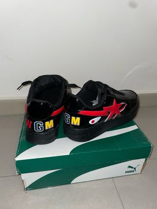 BAPE Bapesta Black Shark Tg 43