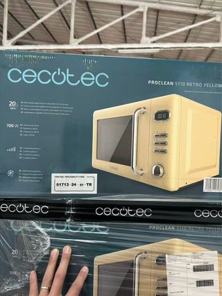 Microondas Cecotec ProClean 5110 Retro Amarillo