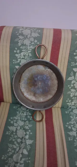 Padella in rame a 2 manici