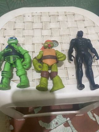 Action Figures Tartarughe Ninja e Black Panther