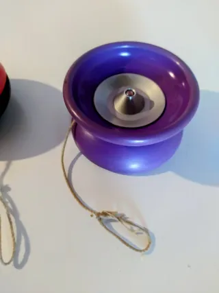 Conjunto 3 yoyos: latón, madera, profesional