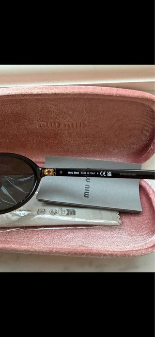 Occhiali da sole Miu Miu neri