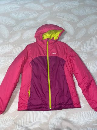 Chaqueta nieve niña 12A+gorro y guantes
