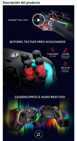 Mando GameSir Kaleid (Xbox y PC)