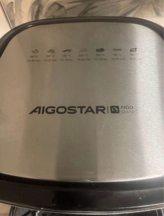 Freidora de aire negra