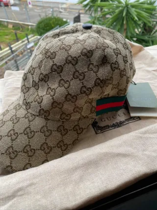 Gorra Gucci GG Marrón y Multicolor
