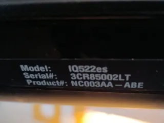 HP TouchSmart IQ522es Todo en Uno