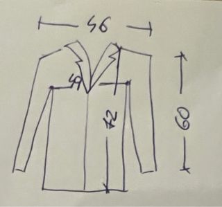 Americana hombre ligera marrón y verde