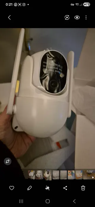 Cámara PESAIR 4G SIM Rotatoria Solar Nueva