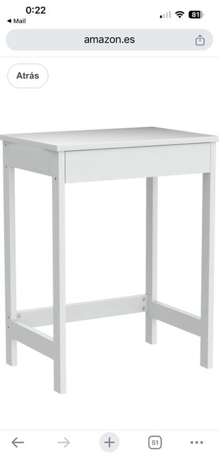 Tavolo ausiliario per ufficio o cucina