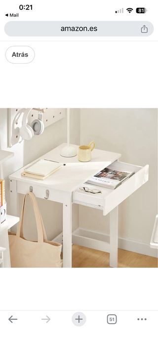 Tavolo ausiliario per ufficio o cucina