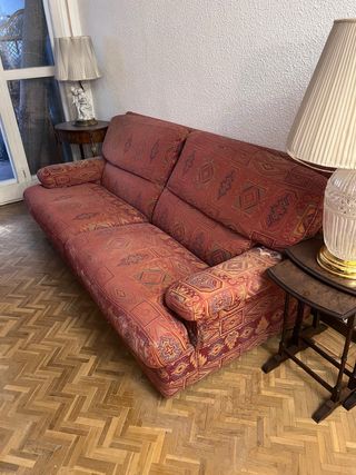 Sofá de 3 plazas estampado