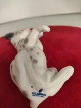 PERRO PORCELANA " DÁLMATA " DE " LLADRÓ "