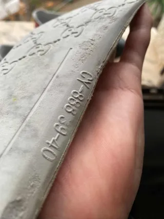 Zapatos Gucci Negros con Banda Multicolor