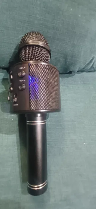 Micrófono Karaoke Bluetooth Negro