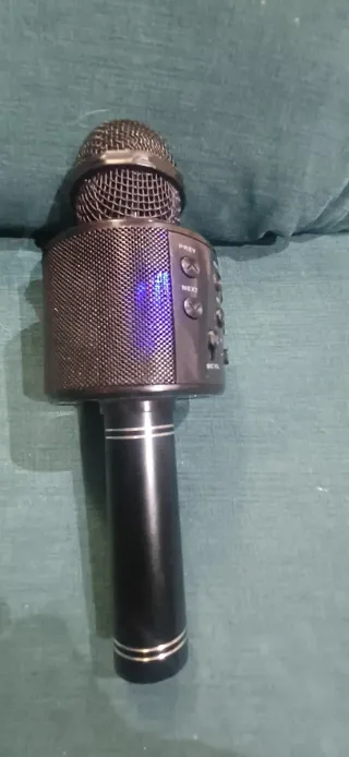 Micrófono Karaoke Bluetooth Negro
