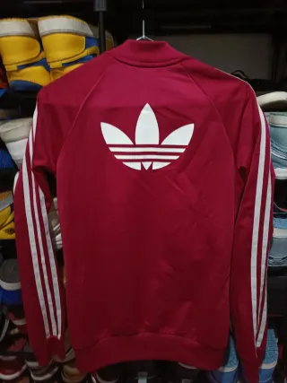 Chaqueta Bomber Adidas Roja