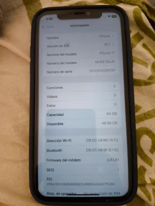 iPhone 11 64GB Negro