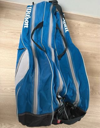 Raquetero Wilson Team Azul