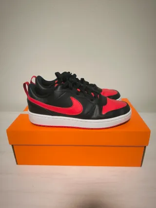 Nike Court Zapatillas Negras y Rojas