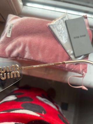 Occhiali da sole Miu Miu turchesi