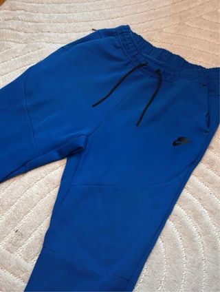 Nike Tech Fleece Pantalones Azul Talla L