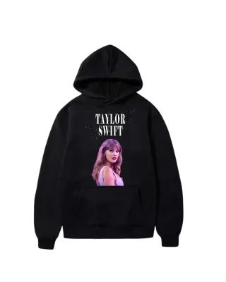 Sudadera Blanca con Estampado de Guitarra