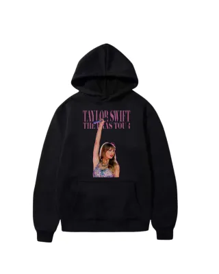 Sudadera Blanca con Estampado de Guitarra