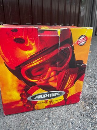 Casco sci bambina Alpina rosa