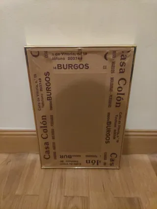 Cuadro japonés dorado y negro