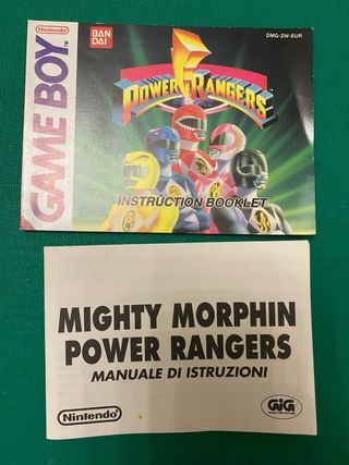 Mighty Morphin Power Rangers Game Boy CIB