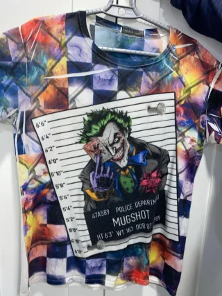 Camiseta Joker Mugshot Talla L