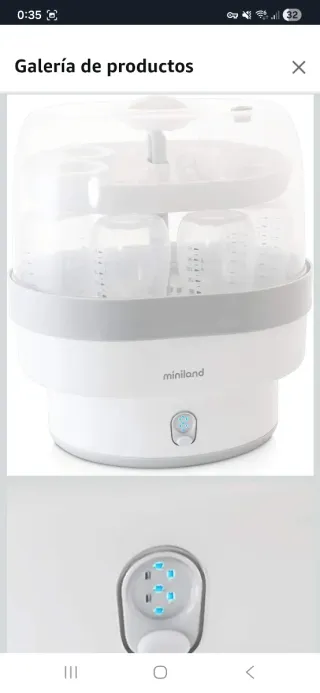 Esterilizador Miniland Steamy