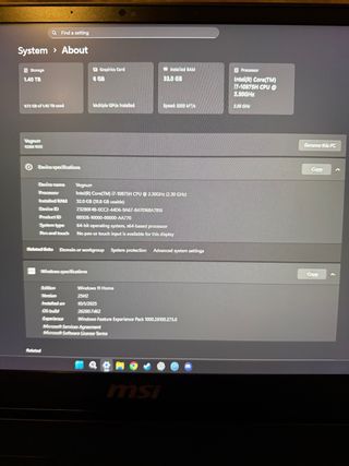MSI GS66 Stealth 10SE Gaming Laptop RTX 2060
