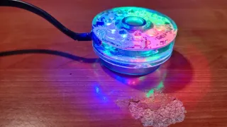 Luces led y bomba para acuarios