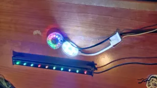 Luces led y bomba para acuarios