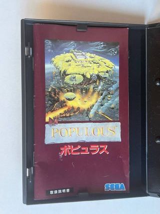 Populous Sega Mega Drive MD Megadrive Japones