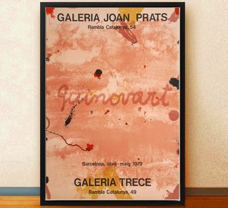 Cartel " Guinovart " Galería Joan Prats 1979.