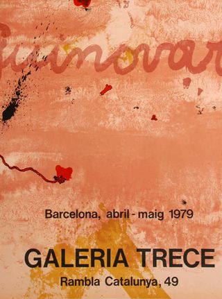 Cartel " Guinovart " Galería Joan Prats 1979.