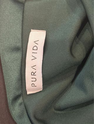 Vestido largo verde esmeralda