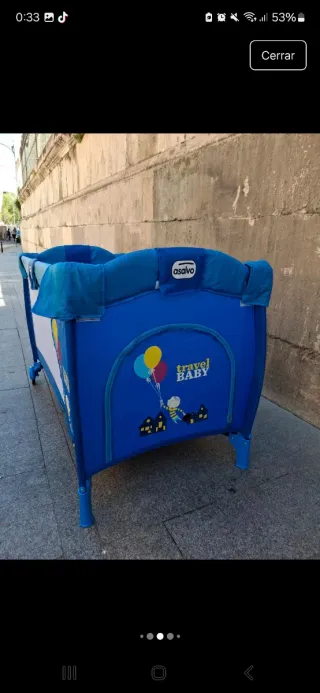 Cuna de viaje Asalvo