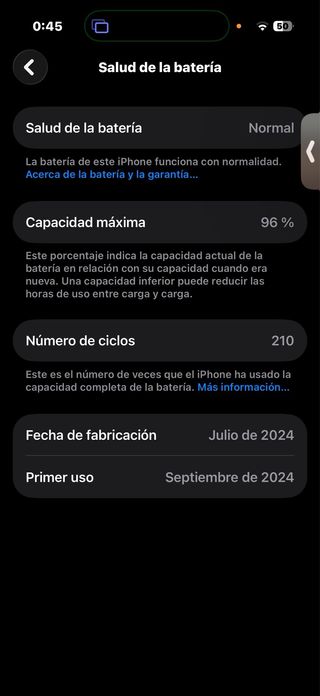 iPhone 16 Pro 256 GB Titanio Natural