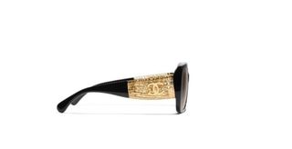 Gafas de Sol Chanel Negras y Doradas
