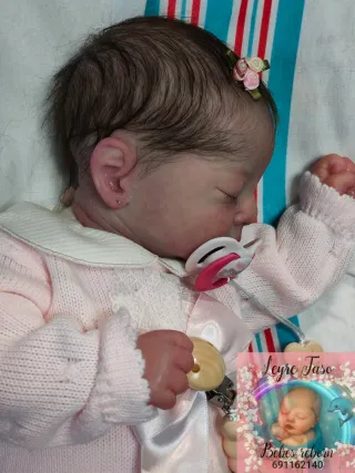 Bebé Reborn Pelo Injertado