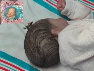 Bebé Reborn Pelo Injertado