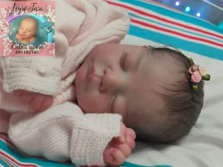 Bebé Reborn Pelo Injertado