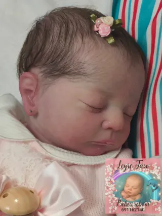 Bebé Reborn Pelo Injertado
