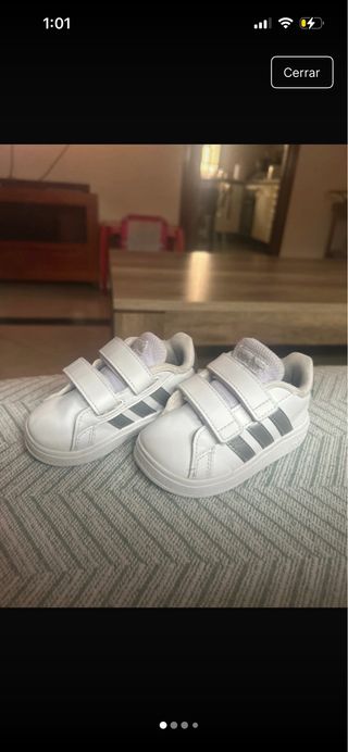 Zapatillas Adidas Bebé Velcro TALLA 20